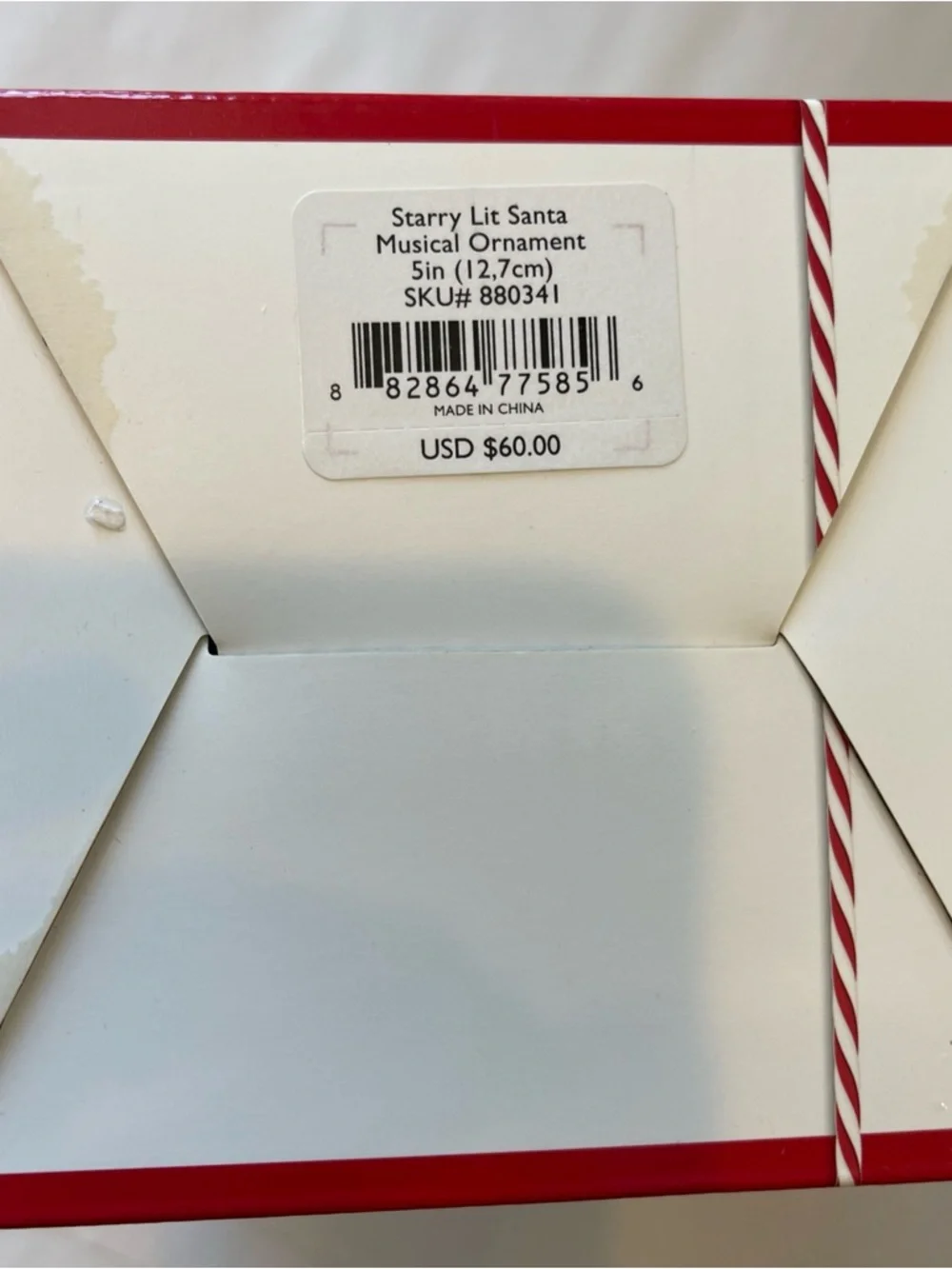 Lenox Starry Lit Santa Musical Christmas Ornament 5